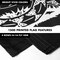 G128 Combo Pack: Flag Pole 6 FT Silver Tangle Free & Gadsden Black and White Flag 3x5ft 150D Printed Polyester